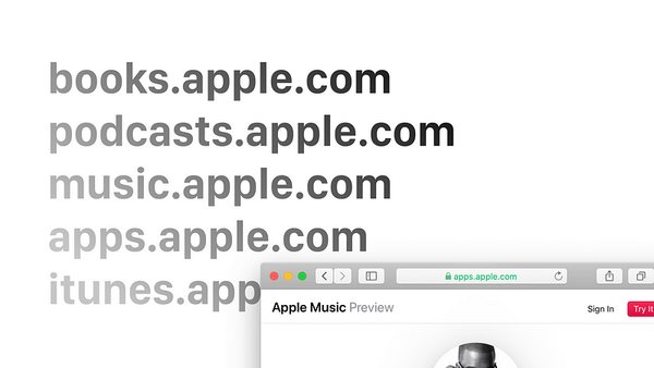 iTunes links now work with product-specific subdomains